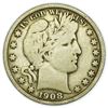 Image 1 : 1908 Barber Half Dollar