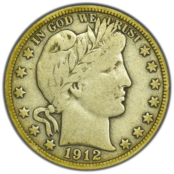 1912-D Barber Half Dollar
