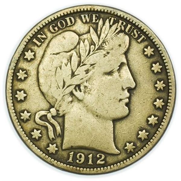1912-D Barber Half Dollar