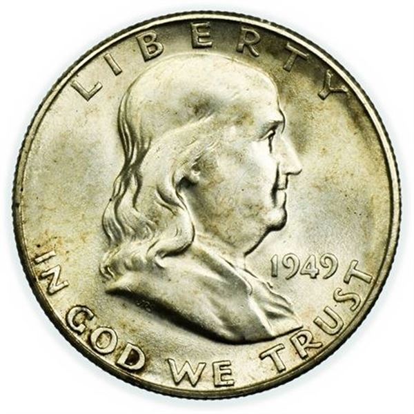 1949-S Franklin Half Dollar