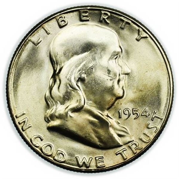 1954-S Franklin Half Dollar FBL