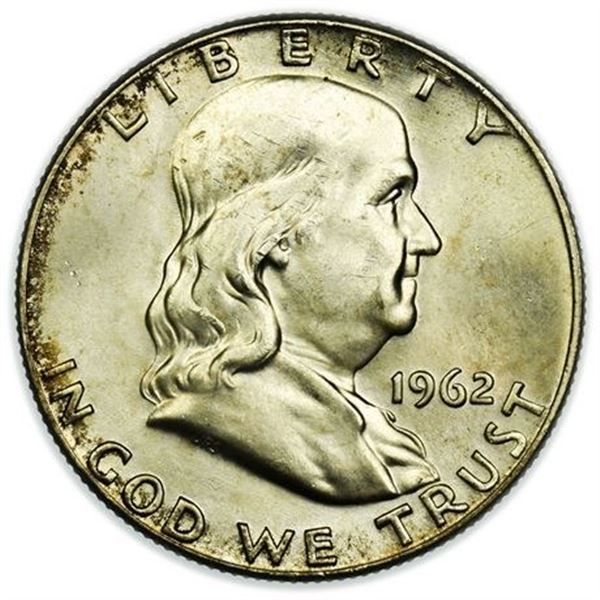 1962-D Franklin Half Dollar FBL