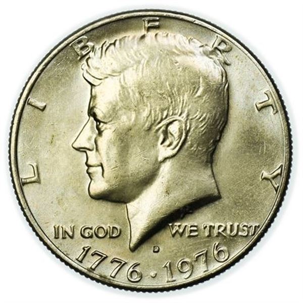 1976-D Kennedy Half Dollar Clad
