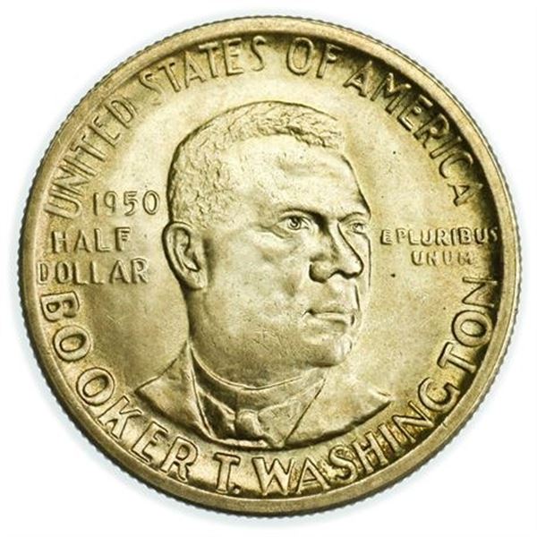 1950-S Booker T. Washington Commemorative Half Dollar