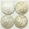 Image 2 : Group of 4 Morgan Dollars 1896-O, 1899-O, 1900-O, 1901-O
