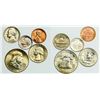 Image 2 : Group of 10 Coins 1960 Uncirculated Year Set