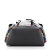 Image 3 : Gucci Black Multicolor Double Pocket Belt Backpack Psychedelic Print GG Coated C