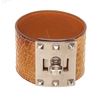 Image 1 : Hermes Tan Brown Alligator Bracelet