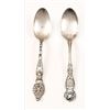 Image 1 : Texas Sterling Silver Souvenir Spoons