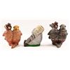 Image 2 : (3) Lone Star Beer Chalkware Armadillos
