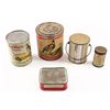 Image 2 : Collection of (5) Vintage Tin Containers