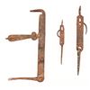 Image 1 : Spanish Colonial Hand-Forged Door Latches (3)
