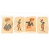 Image 1 : 1903 Amon Carter "The Cow-Boy Girl" Calendar Litho
