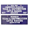 Image 1 : (2) Texas Cattle Raisers Porcelain Signs