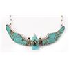 Image 2 : Sterling Silver Turquoise Bird Necklace