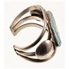 Image 2 : Sterling Silver & Turquoise Indian Cuff Bracelet