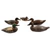 Image 1 : 5 Antique Hand Carved Duck Decoys