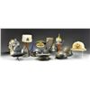 Image 1 : GROUP OF FOREIGN MILITARY HEADGEAR & A GAS MASK.