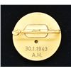 Image 2 : WWII GERMAN DATED GOLD PARTY PIN MARKED “A.H.”.