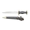 Image 2 : WWII GERMAN PATTERN 1933 SS DAGGER & SHEATH.