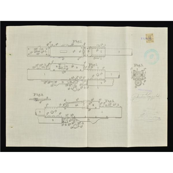 JOHN BROWNING SPANISH PATENT 1925 FOR IMPROVEMENTS