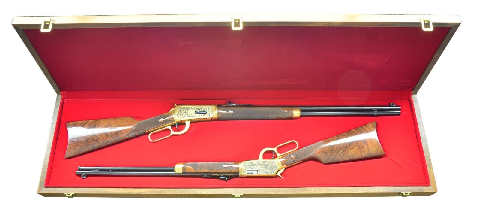 Match Set Front WINCHESTER MATCHED SET 1 OF 1000 LEVER ACTION