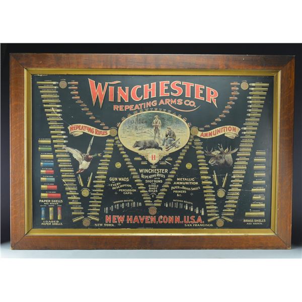 ORIGINAL WINCHESTER SINGLE "W" CARTRIDGE BOARD