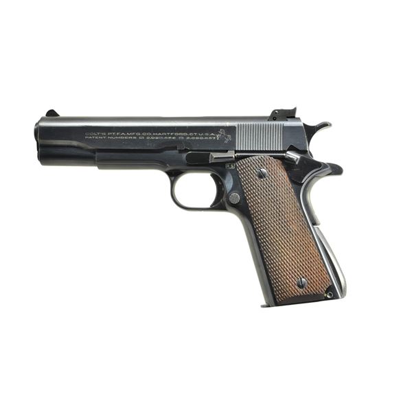 COLT BLUED SERVICE MODEL ACE SEMI-AUTO PISTOL.