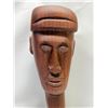 Image 2 : Mid Century Artist Signed Wood Sculpture Carving (Approx: 15.5"T 9"W)