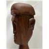 Image 4 : Mid Century Artist Signed Wood Sculpture Carving (Approx: 15.5"T 9"W)
