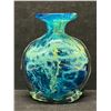 Image 1 : Beautiful Heavy Art Glass Vase Unsigned (Approx: 6"T 5"W)