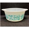 Image 1 : Pyrex Turquoise Amish / Butterprint 474-B Casserole 1.5 Qt NO Lid