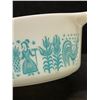 Image 3 : Pyrex Turquoise Amish / Butterprint 474-B Casserole 1.5 Qt NO Lid