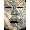 Image 2 : Vintage Mayan Aztec Stone Hand Carved Mask Marble? (Approx: 11.5x9.5")