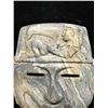 Image 3 : Vintage Mayan Aztec Stone Hand Carved Mask Marble? (Approx: 11.5x9.5")