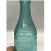Image 2 : Vintage Canadian Coca-Cola Script Embossed Blue Glass Bottle