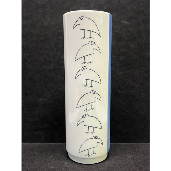 Vintage Ceramic Vase (Approx 10" T 3.25"W)