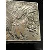 Image 3 : Vintage Embossed Metal Trinket / Storage Box Approx: 6x3.25"