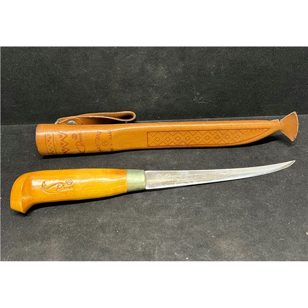 J. Marttiini Rapala Finland Stainless Fillet Knife w/sheath