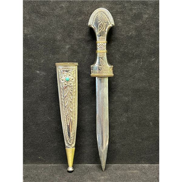 Traditional Highly Detailed Knife & Sheath "Ernest Marchand"