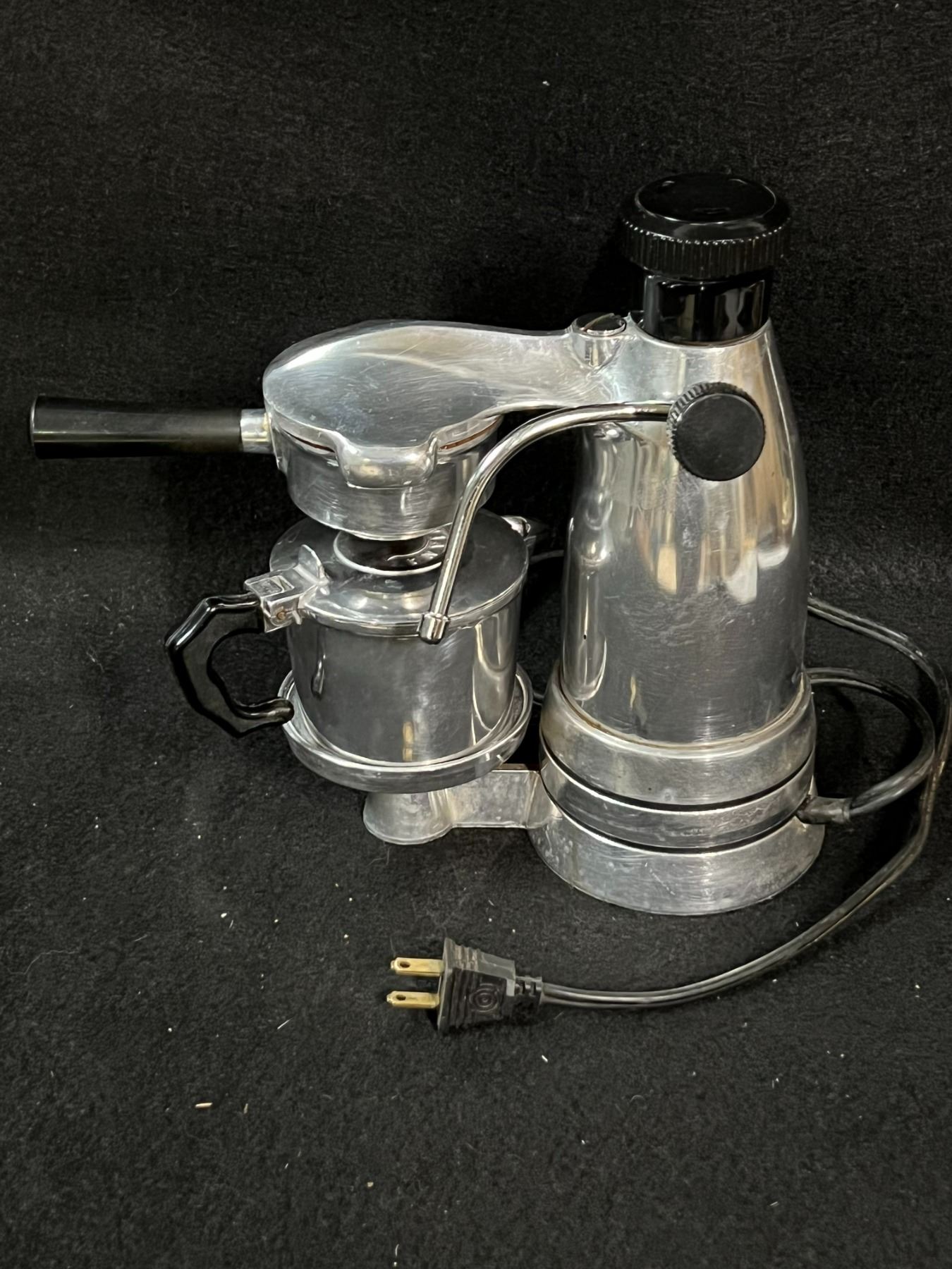 Vintage Italian Vesuviana Electric Cappuccino Espresso Moka Maker