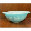 Image 1 : Pyrex Turquoise Amish / Butterprint 444 Cinderella Mixing Bowl 4 Qt NICE