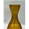 Image 3 : Mid Century Heavy Art Glass Tapered Vase Gold/Amber Approx: 8x3.5"