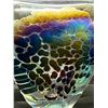 Image 2 : Jan Benda Studio Art Glass Textured Vase BC Canada Approx: 4"T 4.25"W