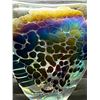 Image 2 : Jan Benda Studio Art Glass Textured Vase BC Canada Approx: 4"T 4.25"W