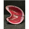 Image 2 : Mid Century Atomic Ceramic Ashtray Metal Stand Approx: 3.5"T 4.5"W
