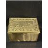 Image 2 : Brass Slippers / Storage Box Approx: 13.5x9.5" & 7.5"T