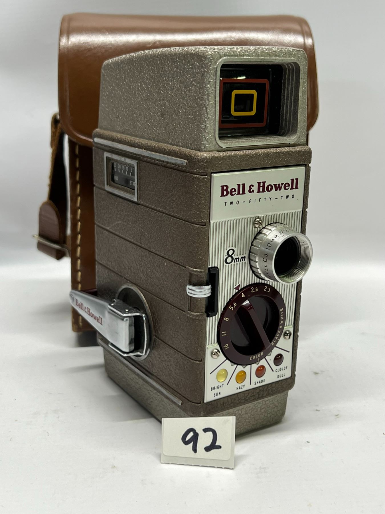 Vintage Bell & Howell TwoFiftyTwo 8MM w/case