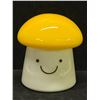 Image 1 : Sand Piper Studio Glass Mushroom Storage Jar Approx: 5"T 4.5"W