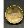 Image 4 : Nicely Detailed Small Brass Dish / Candle Holder Approx: 3.5"W 1.25"T